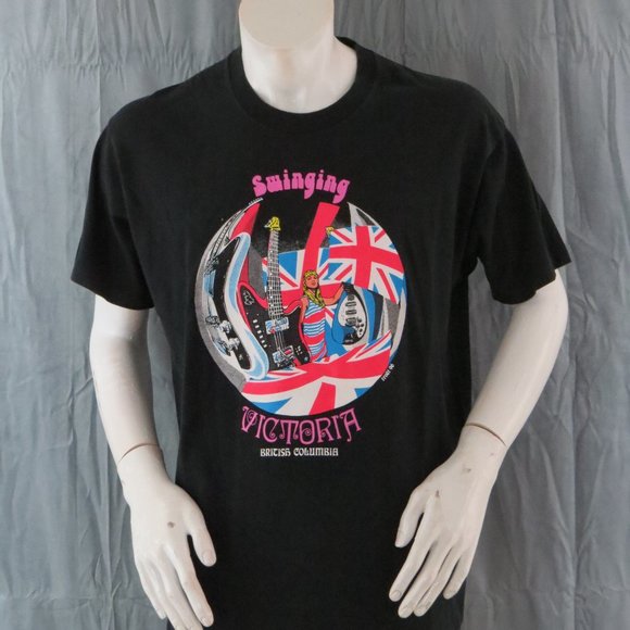 Fruit of the Loom Shirts Vintage Graphic Tshirt Victoria Bc British